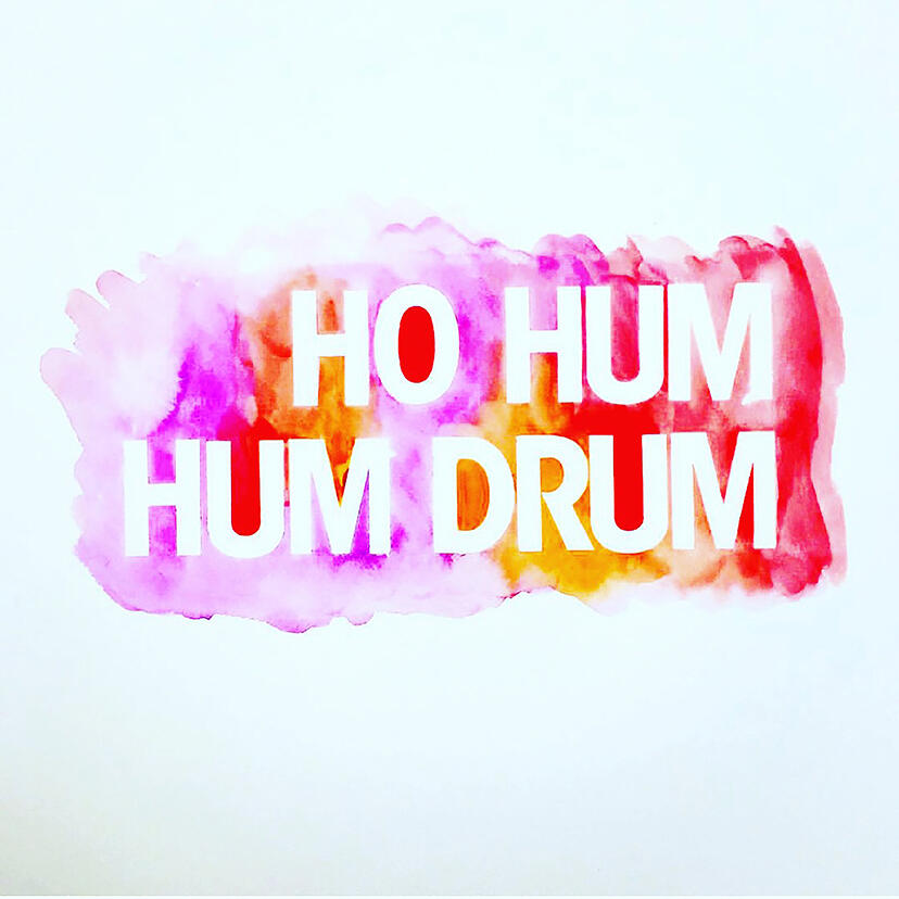 Ho Hum. Watercolor on paper