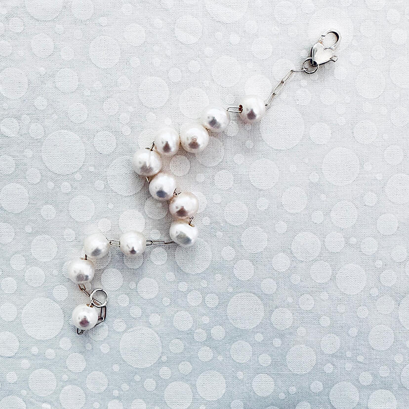 Pearl and Sterling Silver Bracelet